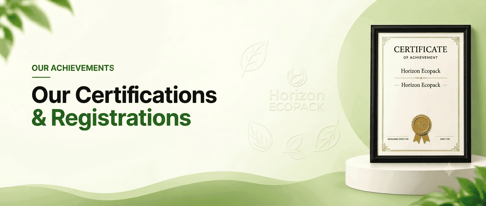 Horizon Ecopack Certifications and Registrations